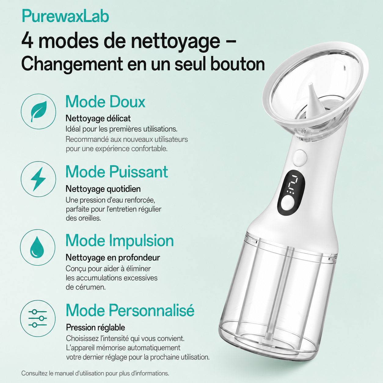 Nettoyeur d'oreilles electriques